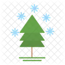 Evergreenn Tree Winter Icon
