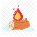 Winter bonfire  Icon