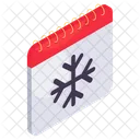 Winter Calendar Schedule Daybook Icon