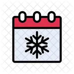 Winter Calendar  Icon