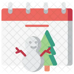 Winter Calendar  Icon