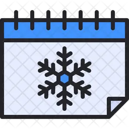 Winter Calendar  Icon