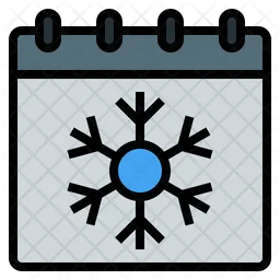 Winter Calendar  Icon