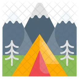 Winter camping  Icon