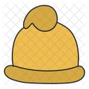 Winter Cap Wooly Beanie Icon