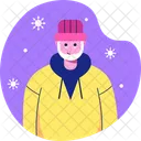 Drinking Coffee Chracter Coffee Icon
