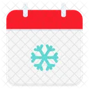 Winter Day Calendar Icon
