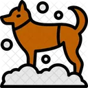 Winter Dog Cold Weather Canine Frosty Pup Icon