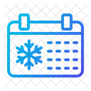Winter Event Event Calendar Icon