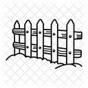 Winter Fence Barrier Boundry Icon