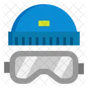 Goggles Winter Hat Icon