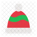 Winter Hat Pompom Accessory Icon