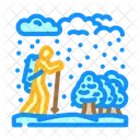 Winter Hike Spend Icon