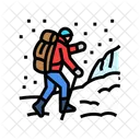 Winter Hike Spend Icon