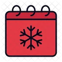 Winter Holidays Calendar Winter Icon