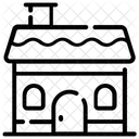 Winter House Home Icon