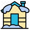 Winter House House Home Icon