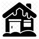 Winter House Snow Frost Icon