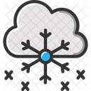 Snow Forecast Weather Icon