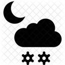 Winter Snow Night Icon