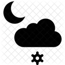 Winter Snow Night Icon