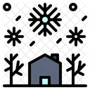 Winter Fallen Leaves Icon