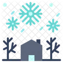 Winter Fallen Leaves Icon