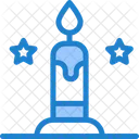 Candle Winter Snow Icon