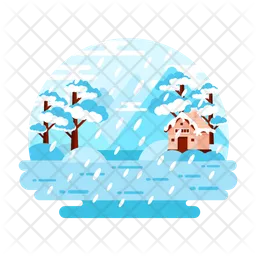 Winter Landscape  Icon