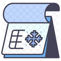 Winter Month  Icon