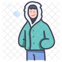 Winter People Cold Icon