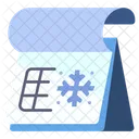Winter Snow Calendar Icon