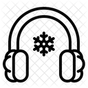 Ohrenschutzer Kleidung Winter Symbol