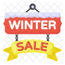 Hanging Board Winter Sale Board Winter Sale Icon