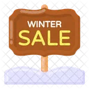 Sale Signboard Sale Board Winter Sale Roadboard Icon