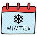 Calendar Winter Calendar Winter Schedule Icon