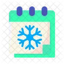 Winter Season Winter Calendar Icon