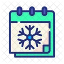 Winter Season Winter Calendar Icon