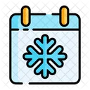 Calendar Date Winter Icon