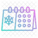 Calendar Winter Season Icon
