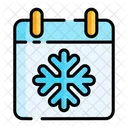 Calendar Date Winter アイコン