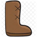 Winter Shoe Long Shoe Footwear Icon
