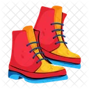 Winter Boots Winter Shoes Laces Shoes Icon