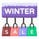 Winter Sale Winter Shopping Winter Shopping Sale Icon
