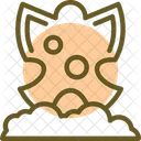 Winter Snow Angel Frosty Figure Snowy Impression Icon