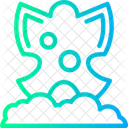 Winter Snow Angel Frosty Figure Snowy Impression Icon