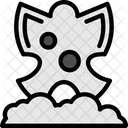Winter Snow Angel Frosty Figure Snowy Impression Icon