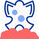 Winter Snow Angel Frosty Figure Snowy Impression Icon