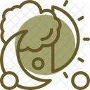 Winter Solstice Shortest Day Longest Night Icon