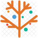 Winter Tree Happy Icon